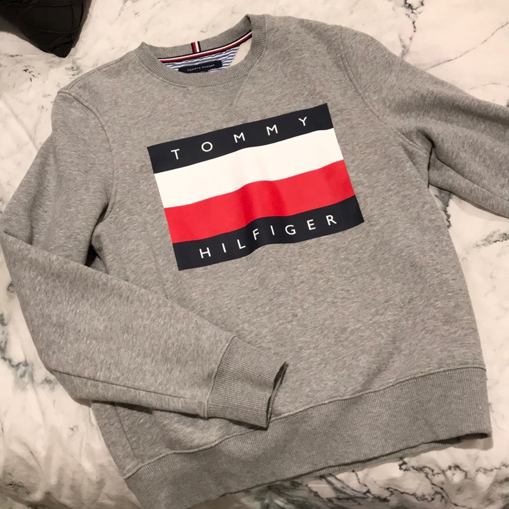 tommy hilfiger crew neck sweater
